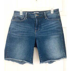 Sofia Vergara denim Shorts Womens 18 Gabriella Bermuda Short frayed hem